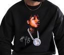 NBA YoungBoy Concert Crewneck - Top Pain Tour Style Sweatshirt - Rap Festival Wear - Vintage Portrait Pullover