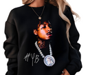 NBA YoungBoy Concert Crewneck - Top Pain Tour Style Sweatshirt - Rap Festival Wear - Vintage Portrait Pullover