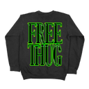 Young Thug Free Thug Sweatshirt - Vintage rap concert loungewear for YSL fans - back of shirt veiw