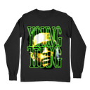 Young Thug Free Thug Black Long Sleeve - Retro rap concert tee for YSL fans - front of shirt veiw