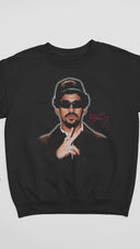 Puerto Rican Bunny Crewneck – Portrait Face Shirt, Urban Rabbit Streetwear, Latin Artist Style Merch, T-Shirts, Long Sleeves & Sweatshirts